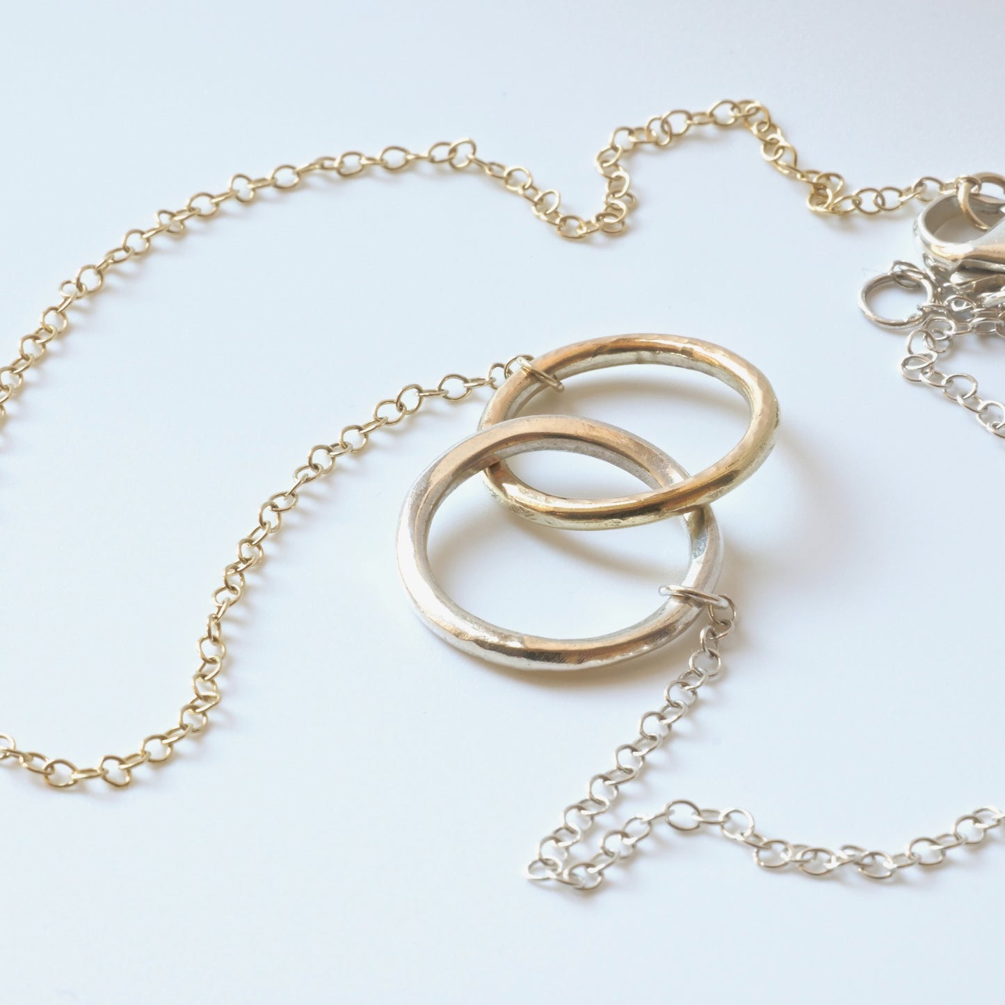 The Gold & Silver Circle Link Necklace