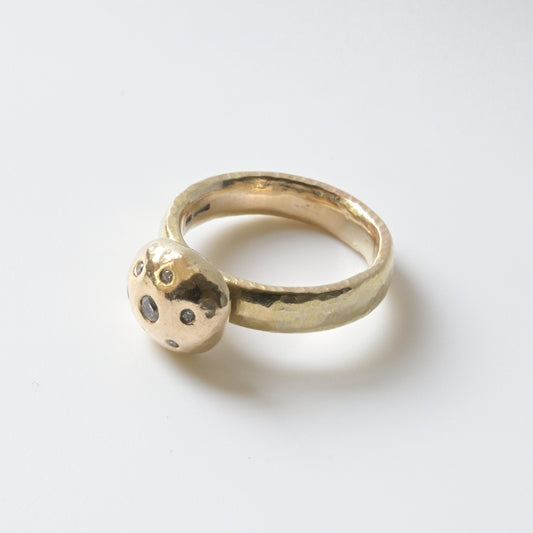 The Gold Speckled Diamond Ring