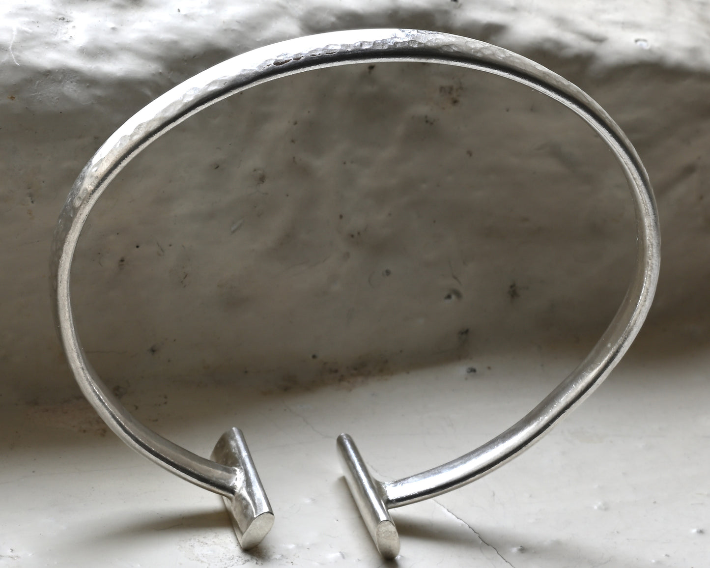 Sterling Silver Adjustable T-Bar Bangle