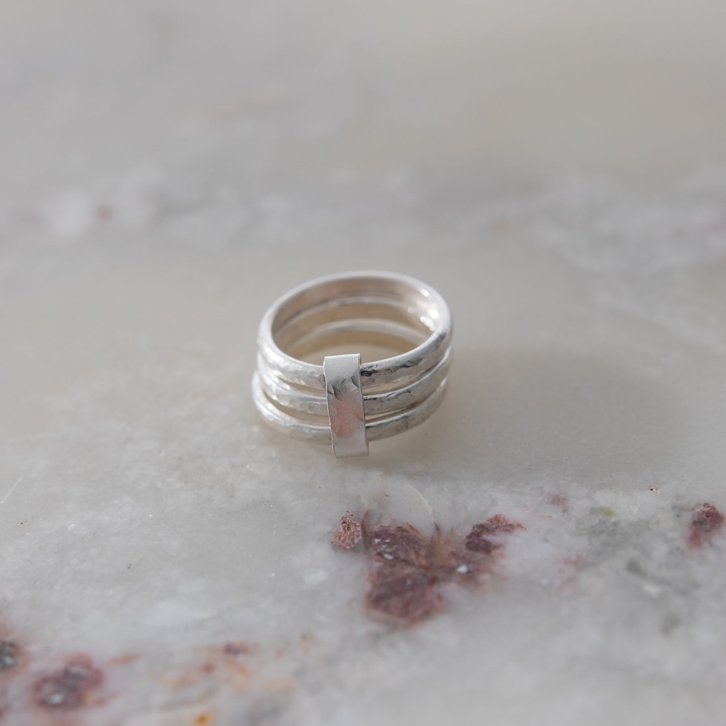 The Silver Stack Ring