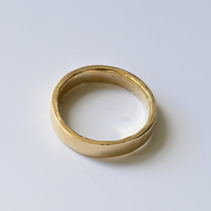 Flat Wedding Band