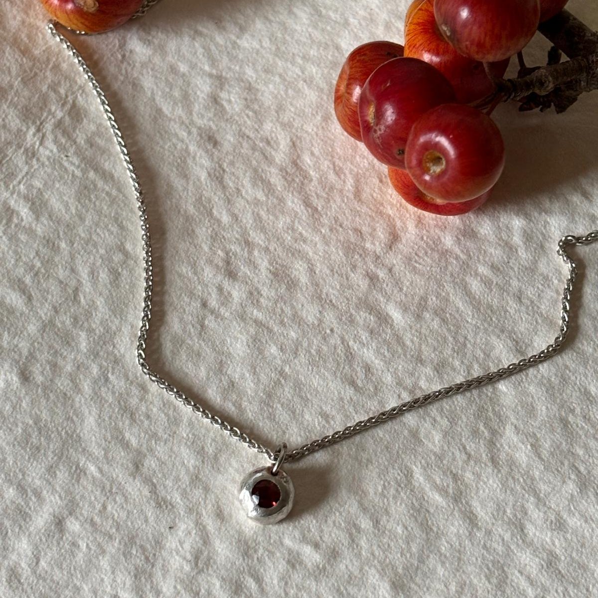 Petite Garnet Pendant