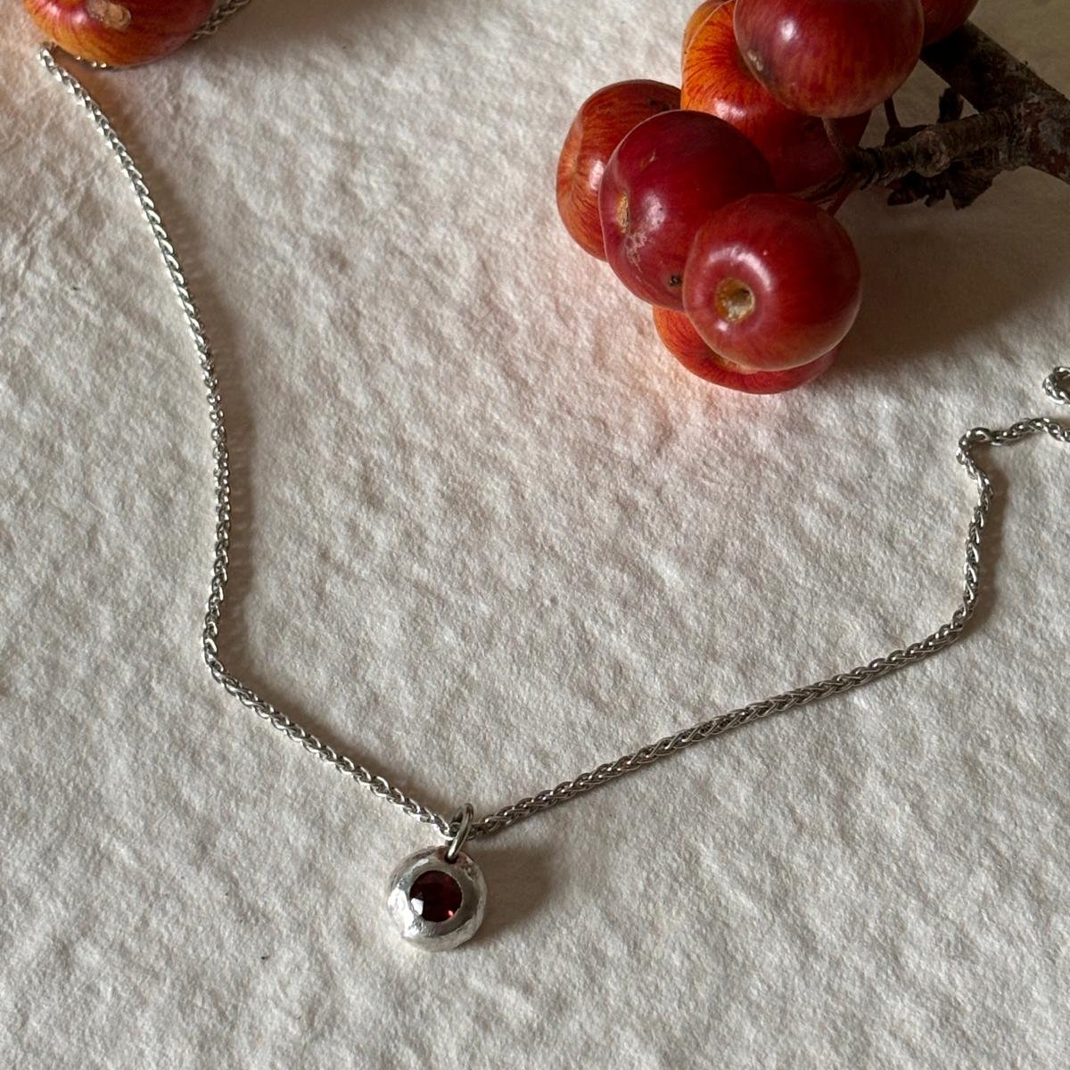 Petite Garnet Pendant