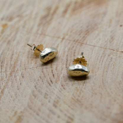 Gold Bean Studs