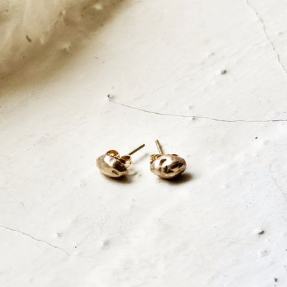 Gold Bean Studs