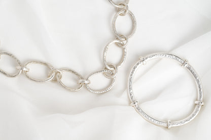 Statement Sterling Silver & Diamond Chain