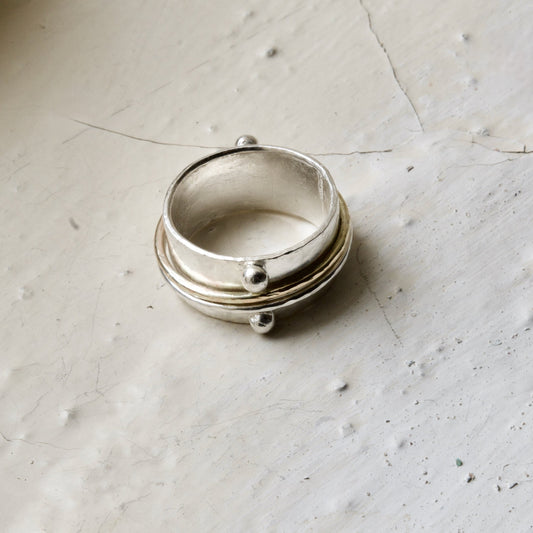 Gold & Silver Spinning Ring